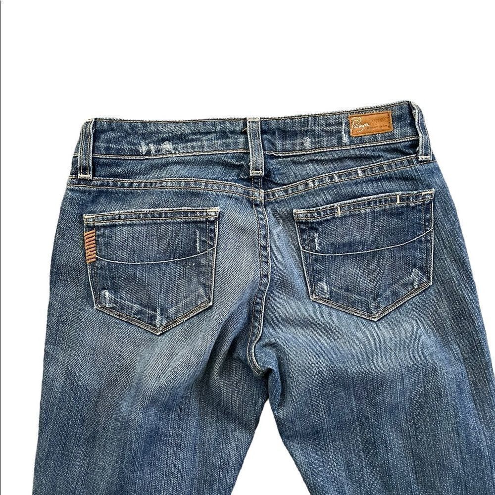 PAIGE Skyline Distressed Jeans Size 25 - Picture 6 of 9